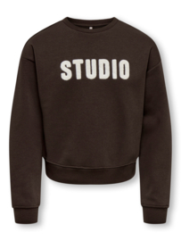 Trui SWEAT LS CREW NOOS coffee bean