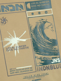 Loose fit shirt IBJ BOYS sand storm 960548