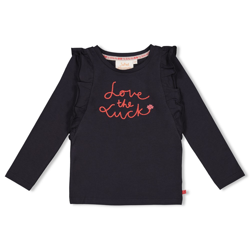 Longsleeve JUBEL queen of hearts antraciet 91600439