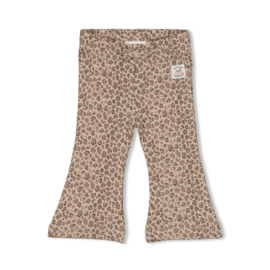 Flared broek FEETJE better together taupe melange 52202447