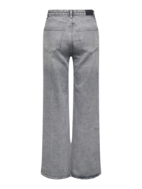 Broek ONLY JUICY wide leg grey
