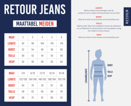 Rokje RETOUR GIRLS elsa latte RJG-061-10