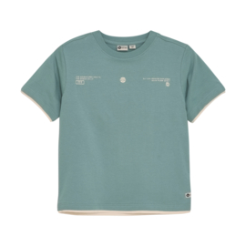 T-shirt double layer DAILY7 ocean green (920128)