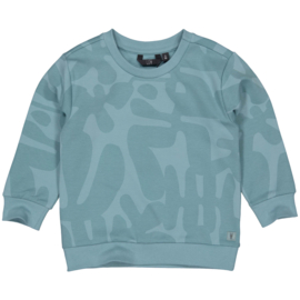 Sweater LEVV Parley blue sketch