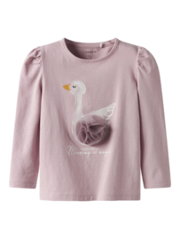 Longsleeve NAME IT GIRLS Swana lilac