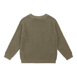 Knitted sweater DAILY7 army green 920052