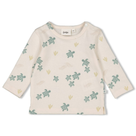 Longsleeve FEETJE turtelly cool aop offwhite 51602483