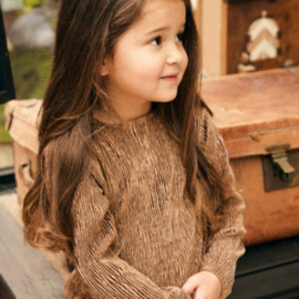Wide fit broek DAILY7 GIRLS velvet affogat 930495