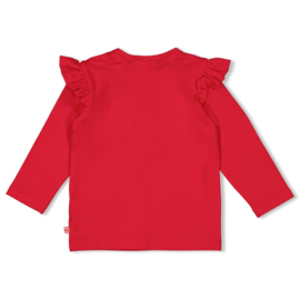 Longsleeve FEETJE queen of hearts rood 51602643