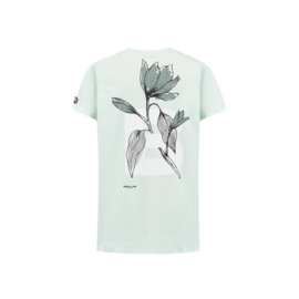 Shirt BALLIN junior floral initial green