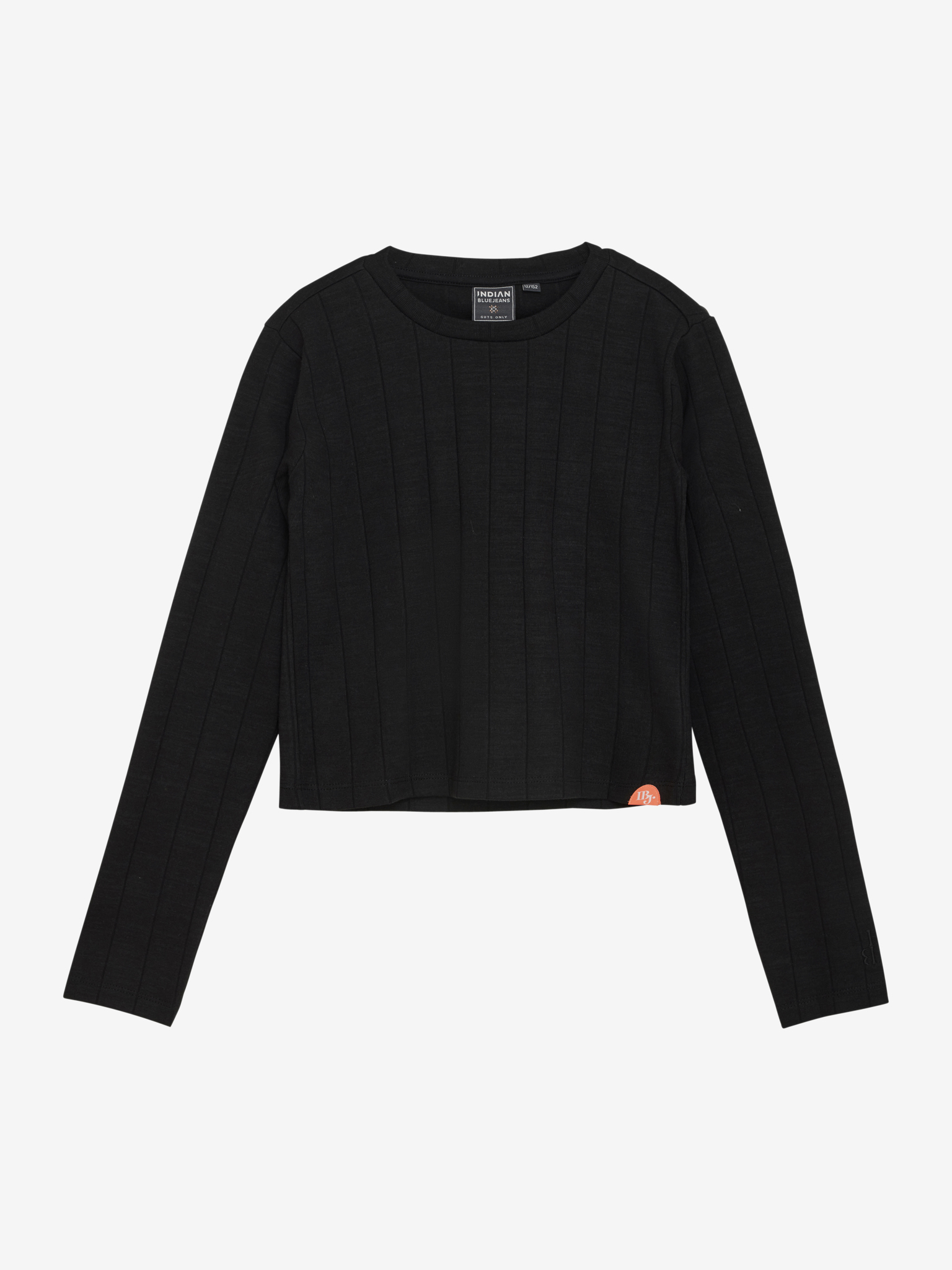 Korte longsleeve IBJ girls black 970348