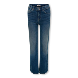 Wide leg jeans ONLY JUICY AZG996 medium blue denim