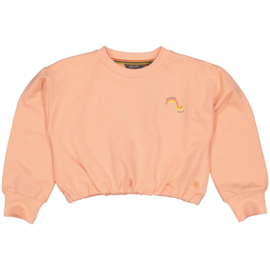 Cropped sweater QUAPI Bernice salmon