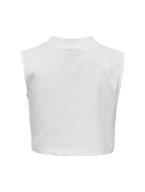 Korte top ONLY linea white