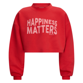 Korte sweater RETOUR Hannah poppy red