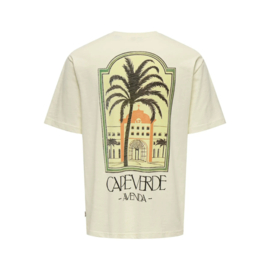 T-shirt ONLY&SONS Luis wit
