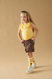 Singlet JUBEL have a nice daisy geel