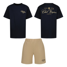 VINGINO BOYS set beige/blauw