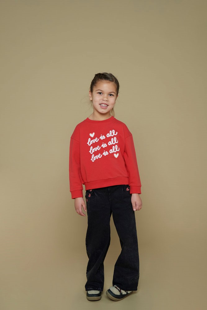 Trui JUBEL queen of hearts rood 91600445
