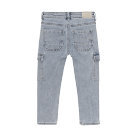 Straight cargo  jeans DAILY7 used medium denim (920098)