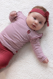 Flare broek Feetje You're so sweet berry 52202250