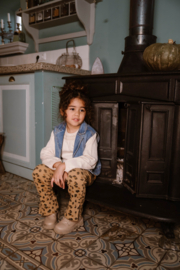 Flared broek DAILY7 animal 930018