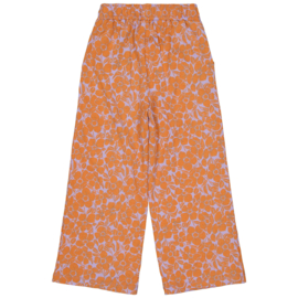 Broek QUAPI Doris aop orange flower