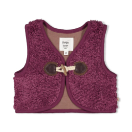 Teddy gilet FEETJE better together Lila 51200042