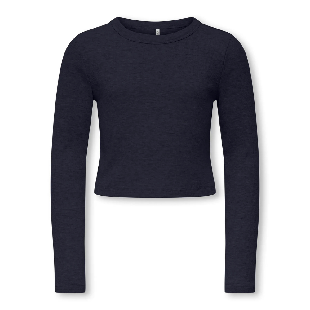 Short longsleeve ONLY kogbina blauw