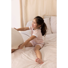 Pyjama FEETJE limited wafel streep terra pink