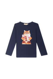 Longsleeve SOMEONE Croissant navy