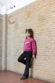 Flared broek JUBEL shine bright antraciet 92200490