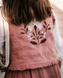 Reversible gilet OTOTC Daphne aop batik