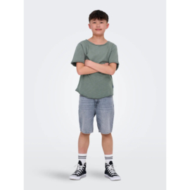 Long t-shirt ONLY&SONS Benne castor grey