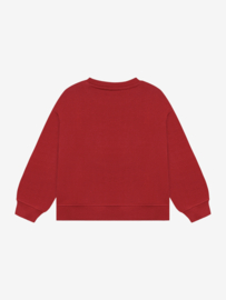 Oversized sweater DAILY7 BOYS artwork rhythmic red 920390
