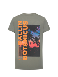 Shirt BALLIN junior golden hour dark army