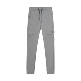 Jog pants cargo twill IBJ light grey melange (960198)