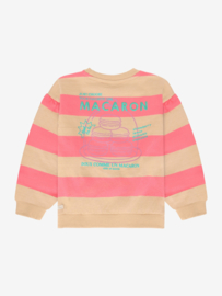 Sweater DAILY7 GIRLS big stripe 930518 ginger root
