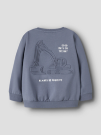 Sweater NAME IT boys Slade blauw/grijs