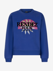 Sweater IBJ girls rendez vous royal blue 970069