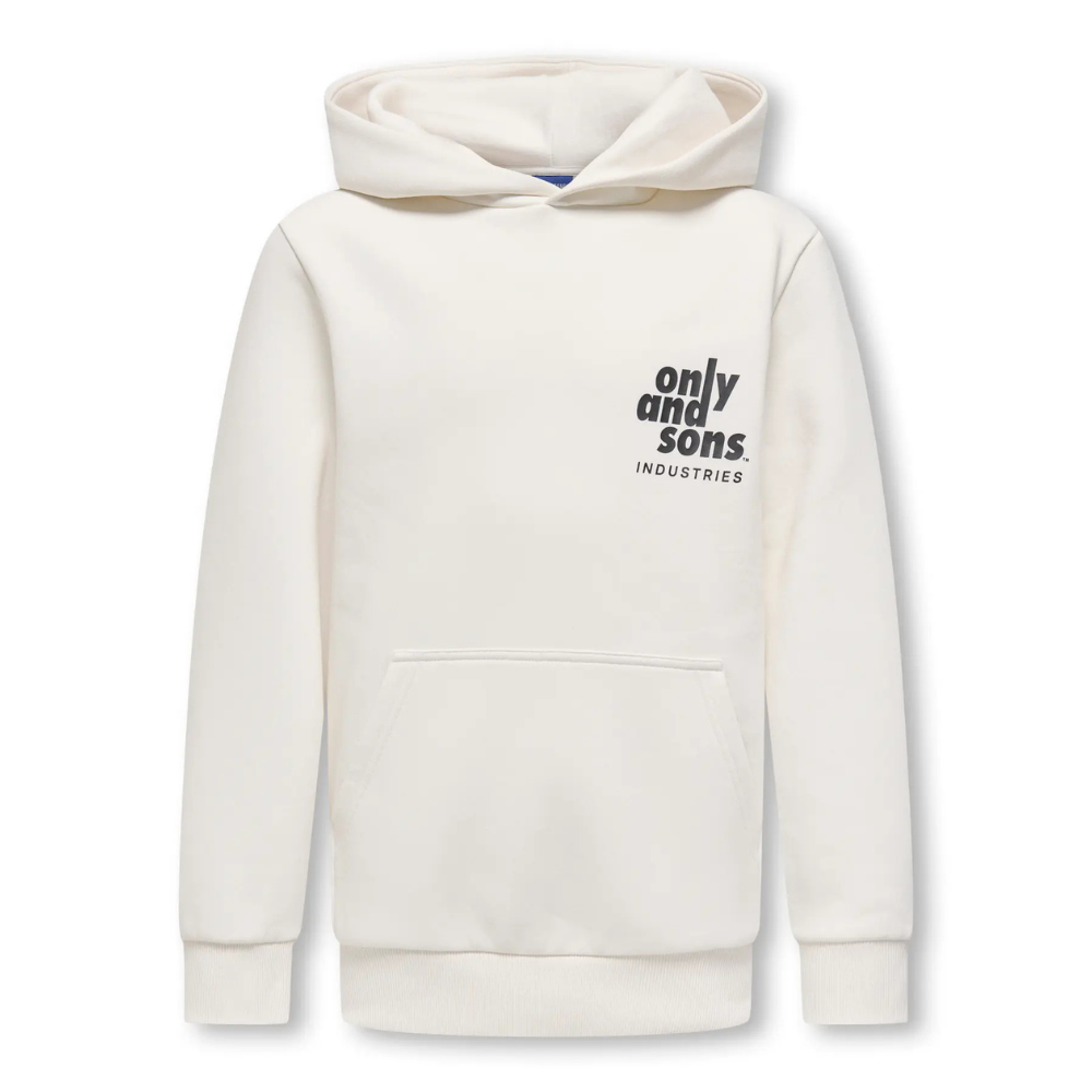 Hoodie ONLY&SONS Hudson wit