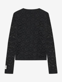 Longsleeve IBJ GIRLS lace black 970954