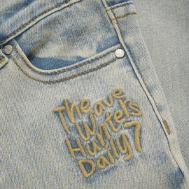 Skinny fit jeans print DAILY7 used light denim (920099)