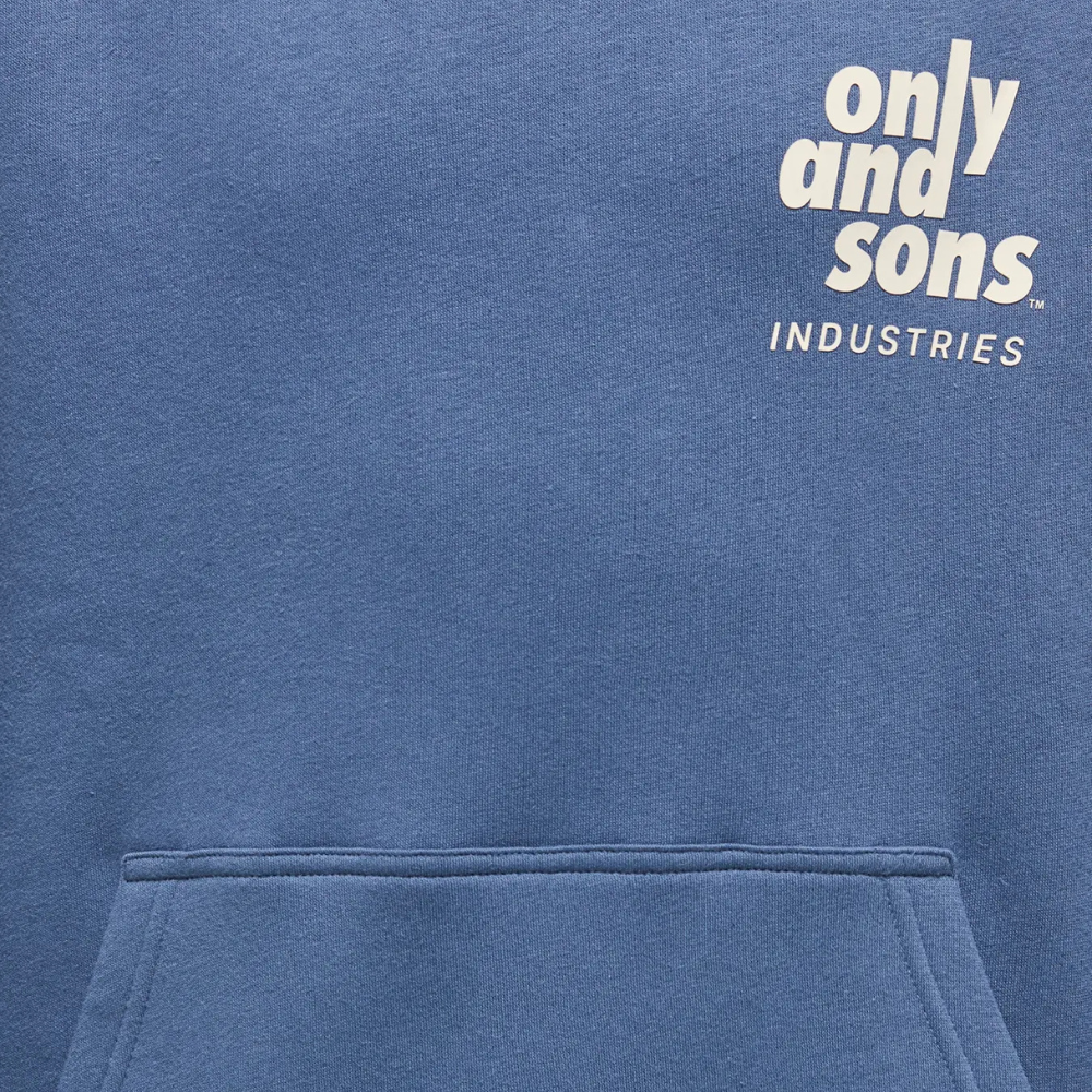 Hoodie ONLY&SONS Hudson indigo