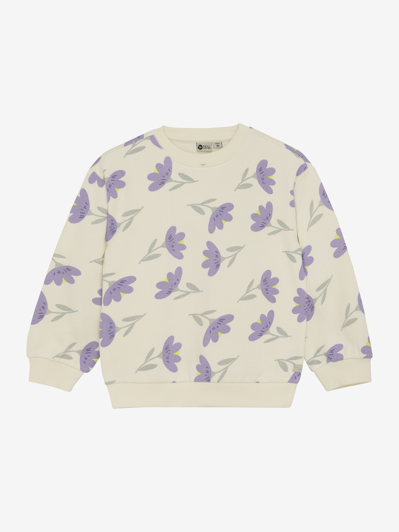 Sweater DAILY7 GIRLS flowers off white 930216