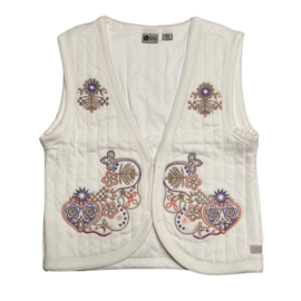 Organic padded Gilet DAILY7 1054 embroidery