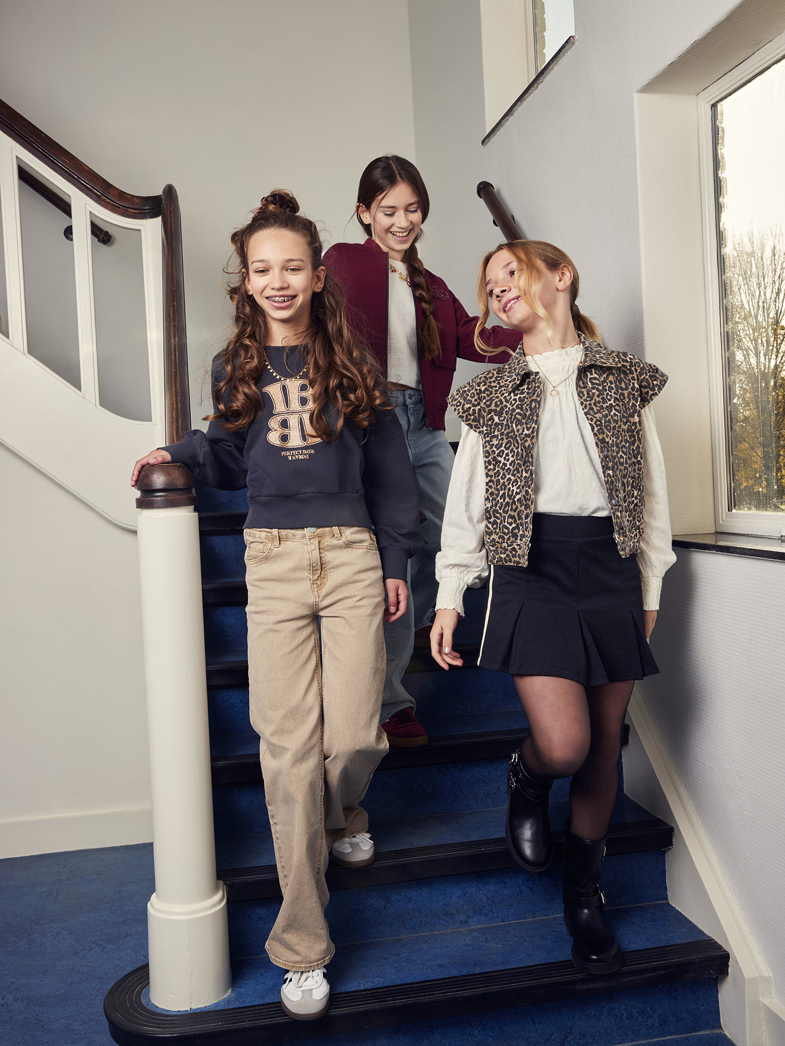 Gilet IBJ girls leopard 970312