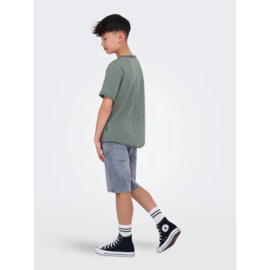 Long t-shirt ONLY&SONS Benne castor grey