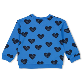 Sweater JUBEL amour toujours blauw aop 91600414