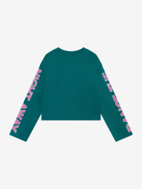 Longsleeve IBJ GIRLS relaxed fit print spruced up 970946